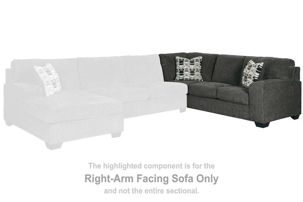 Ballinasloe 3-Piece Sectional with Chaise - Yulissa Home Furnishings (NJ)