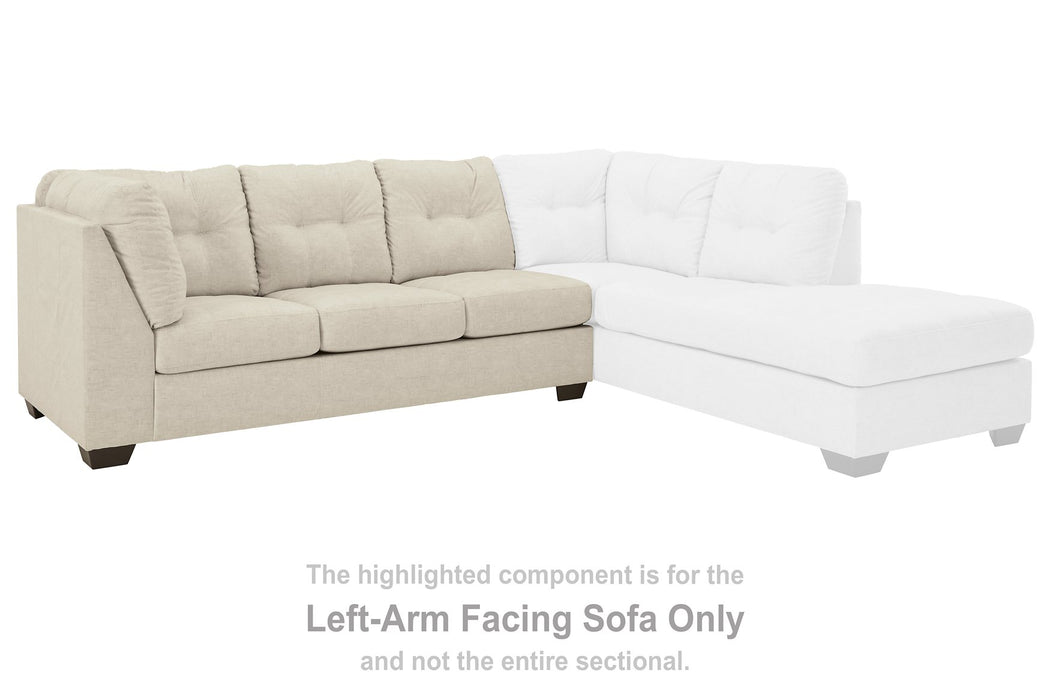 Falkirk 2-Piece Sectional with Chaise - Yulissa Home Furnishings (NJ)