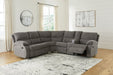 Museum 2-Piece Reclining Sectional - Yulissa Home Furnishings (NJ)