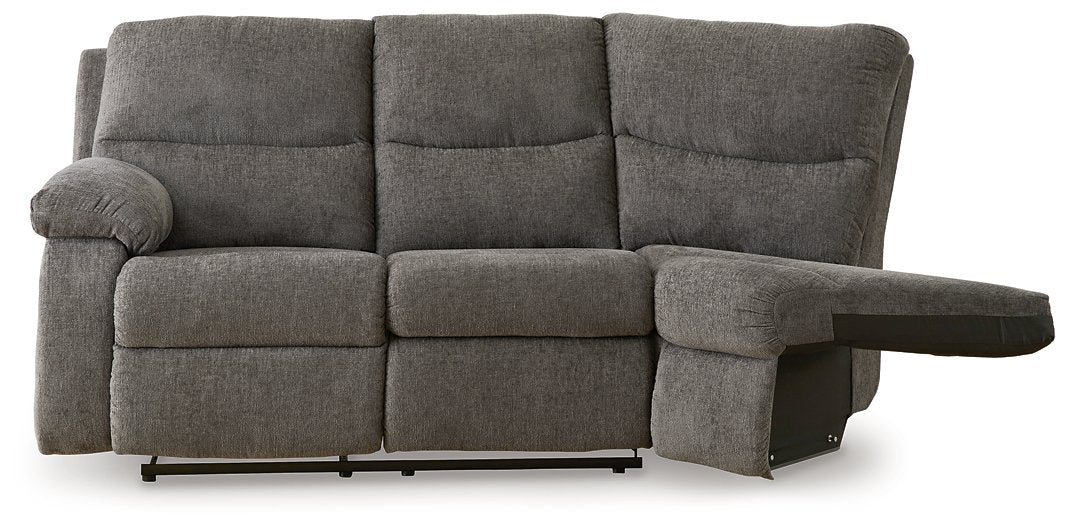 Museum 2-Piece Reclining Sectional - Yulissa Home Furnishings (NJ)