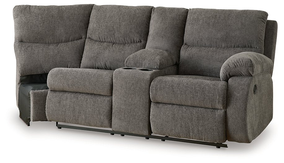 Museum 2-Piece Reclining Sectional - Yulissa Home Furnishings (NJ)