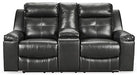 Kempten Reclining Loveseat with Console - Yulissa Home Furnishings (NJ)