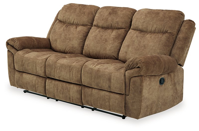 Huddle-Up Reclining Sofa with Drop Down Table - Yulissa Home Furnishings (NJ)