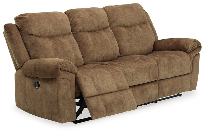 Huddle-Up Reclining Sofa with Drop Down Table - Yulissa Home Furnishings (NJ)