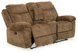 Huddle-Up Glider Reclining Loveseat with Console - Yulissa Home Furnishings (NJ)