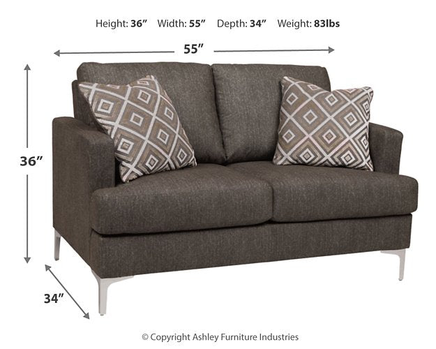 Arcola Sofa & Loveseat Living Room Set - Yulissa Home Furnishings (NJ)