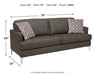 Arcola Sofa & Loveseat Living Room Set - Yulissa Home Furnishings (NJ)