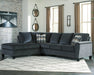 Abinger 2-Piece Sleeper Sectional with Chaise - Yulissa Home Furnishings (NJ)