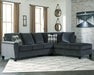 Abinger 2-Piece Sleeper Sectional with Chaise - Yulissa Home Furnishings (NJ)