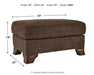 Miltonwood Ottoman - Yulissa Home Furnishings (NJ)