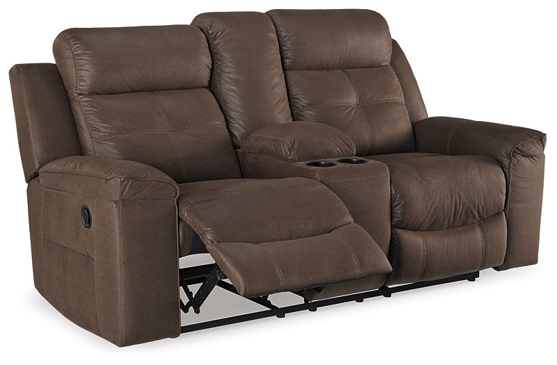 Jesolo Reclining Loveseat with Console - Yulissa Home Furnishings (NJ)