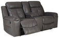 Jesolo Reclining Loveseat with Console - Yulissa Home Furnishings (NJ)