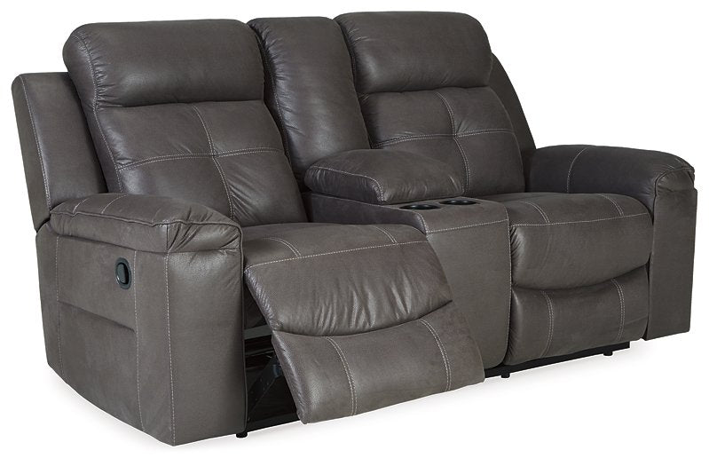 Jesolo Reclining Loveseat with Console - Yulissa Home Furnishings (NJ)