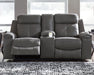 Jesolo Reclining Loveseat with Console - Yulissa Home Furnishings (NJ)