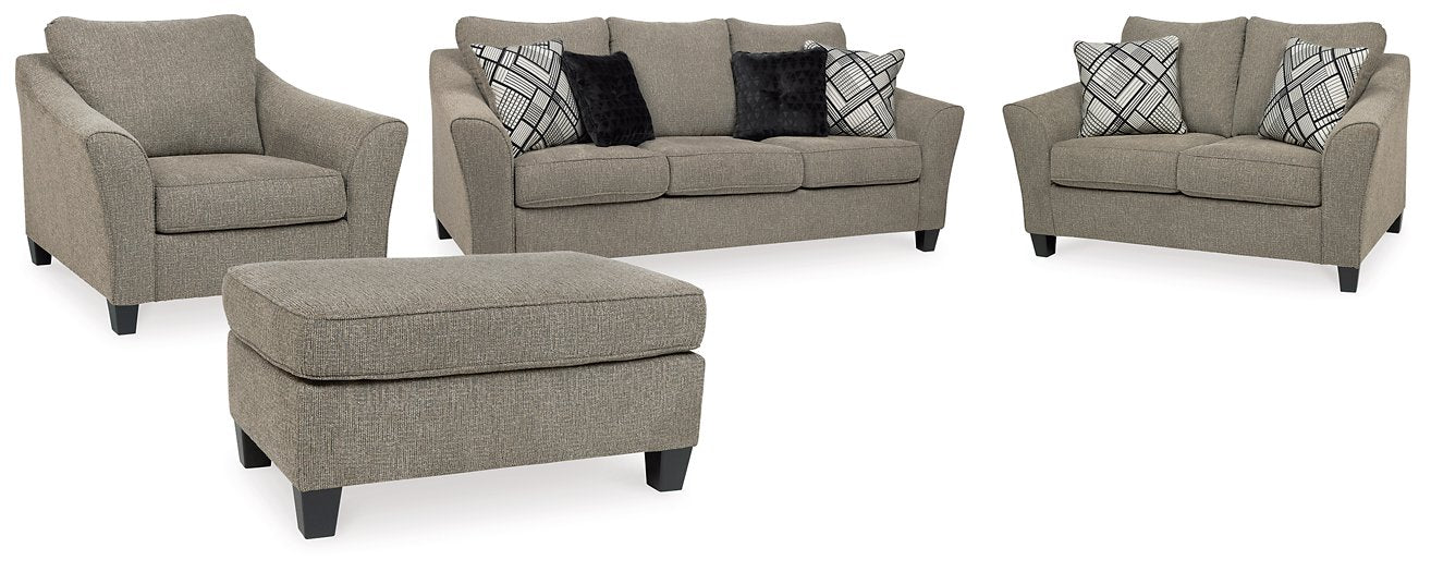 Barnesley Living Room Set - Yulissa Home Furnishings (NJ)