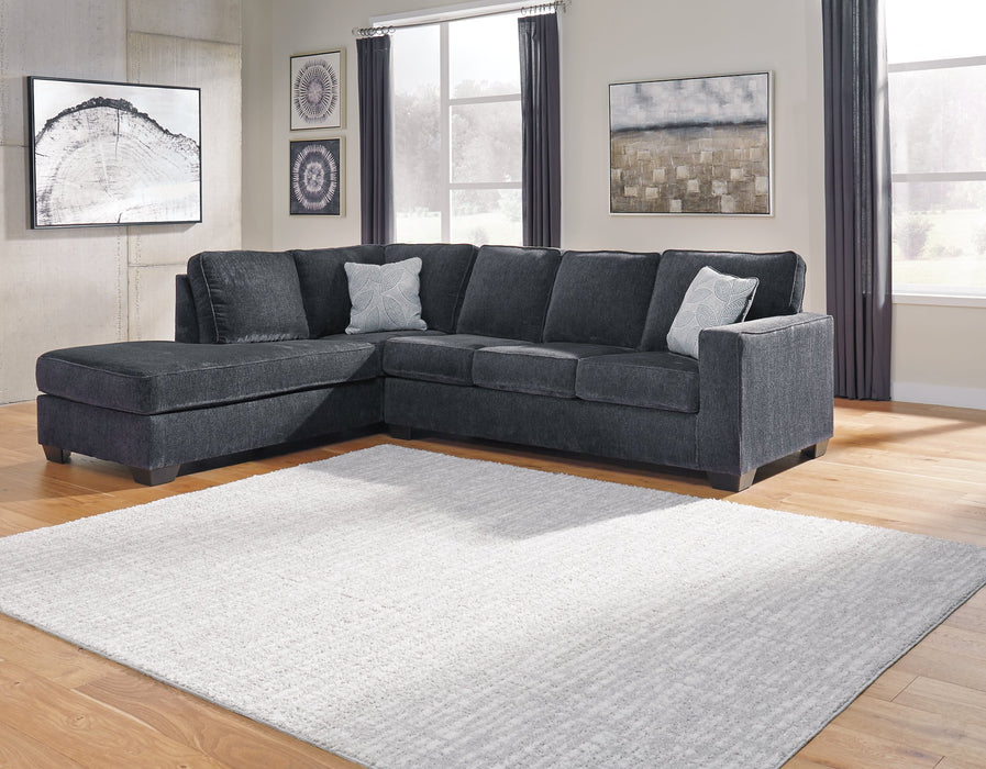 Altari 2-Piece Sleeper Sectional with Chaise - Yulissa Home Furnishings (NJ)