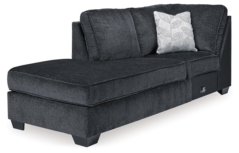 Altari 2-Piece Sleeper Sectional with Chaise - Yulissa Home Furnishings (NJ)