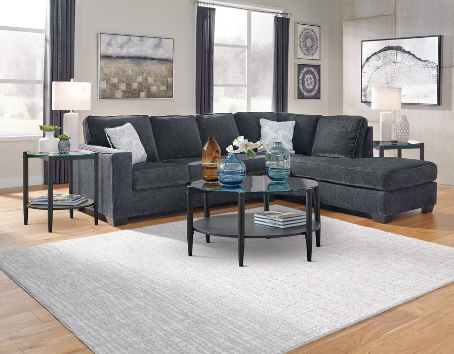 Altari 2-Piece Sleeper Sectional with Chaise - Yulissa Home Furnishings (NJ)