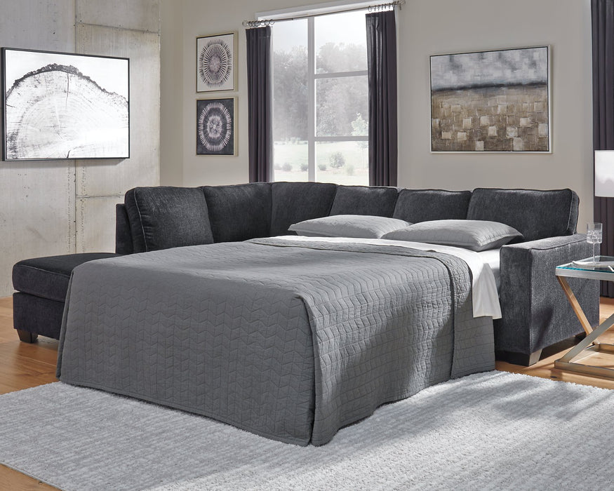 Altari 2-Piece Sleeper Sectional with Chaise - Yulissa Home Furnishings (NJ)