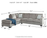 Altari 2-Piece Sectional with Chaise - Yulissa Home Furnishings (NJ)