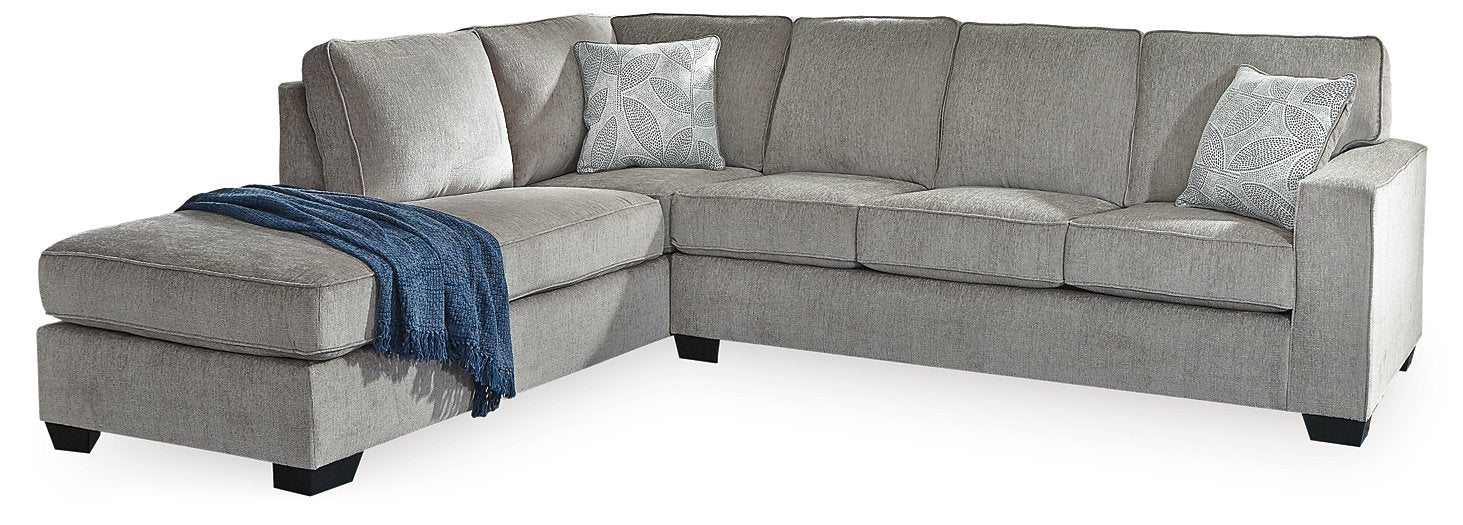 Altari 2-Piece Sleeper Sectional with Chaise - Yulissa Home Furnishings (NJ)