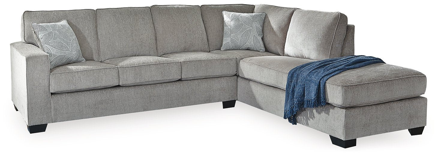 Altari 2-Piece Sleeper Sectional with Chaise - Yulissa Home Furnishings (NJ)