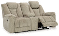 Hindmarsh Power Reclining Loveseat with Console - Yulissa Home Furnishings (NJ)