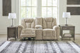 Hindmarsh Power Reclining Loveseat with Console - Yulissa Home Furnishings (NJ)