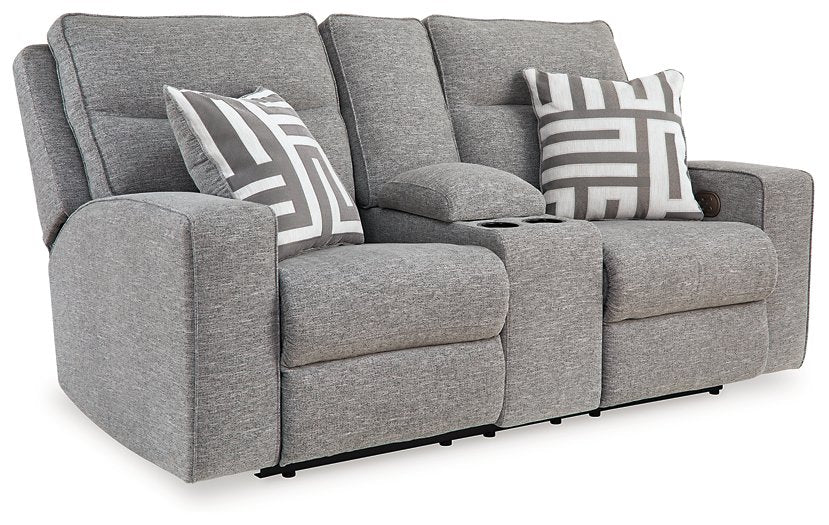 Biscoe Power Reclining Loveseat - Yulissa Home Furnishings (NJ)