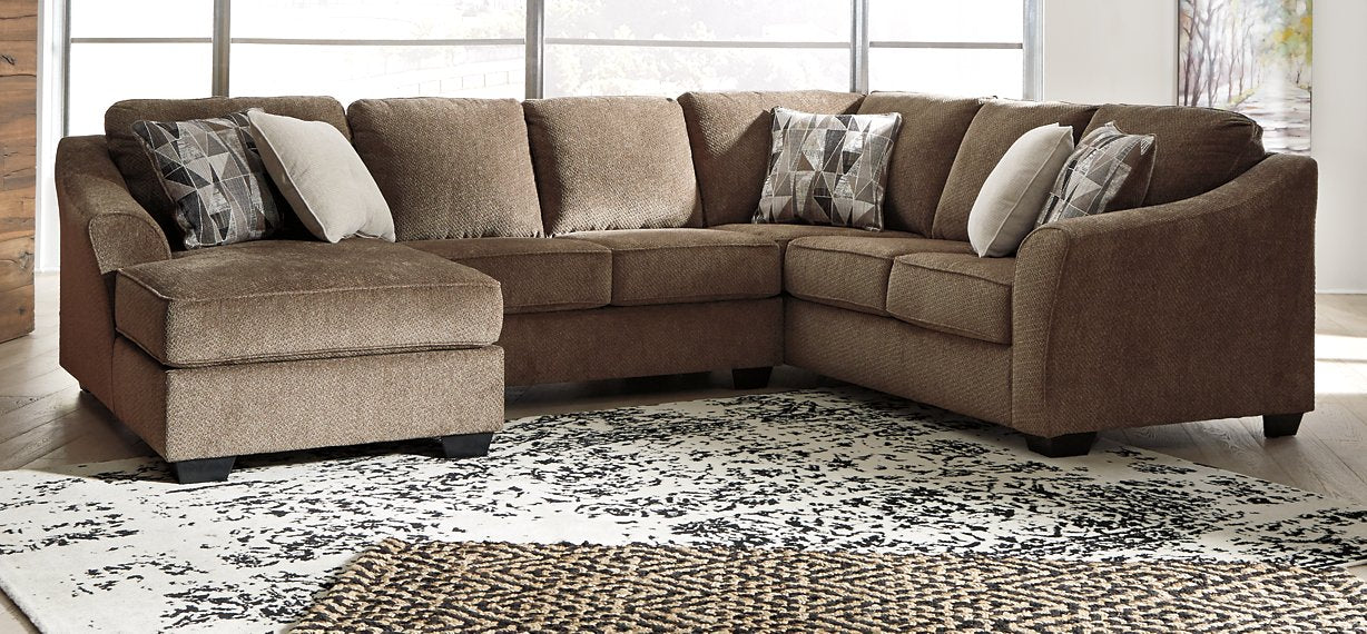 Graftin 3-Piece Sectional with Chaise - Yulissa Home Furnishings (NJ)