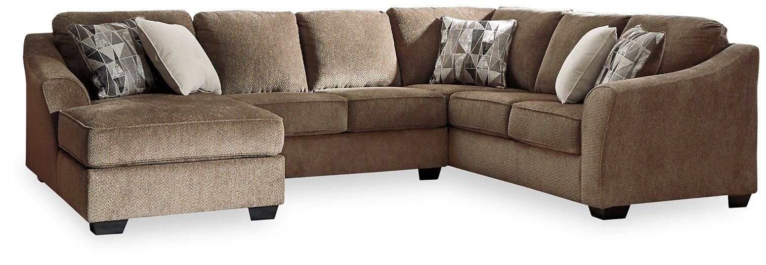 Graftin 3-Piece Sectional with Chaise - Yulissa Home Furnishings (NJ)