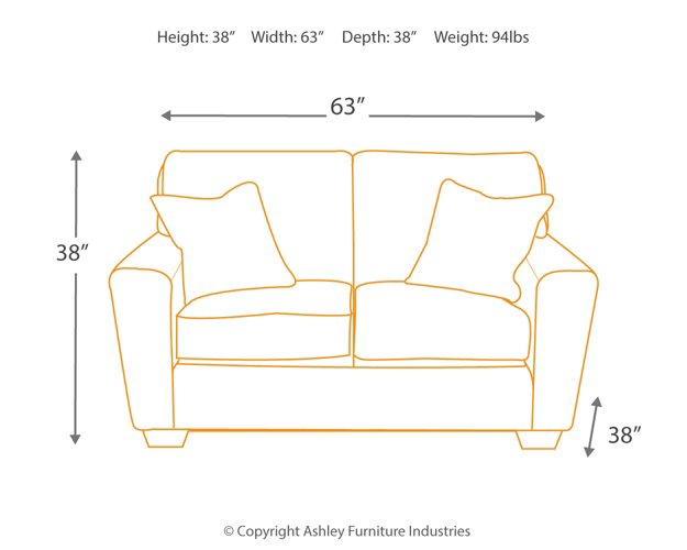 Calicho Loveseat - Yulissa Home Furnishings (NJ)