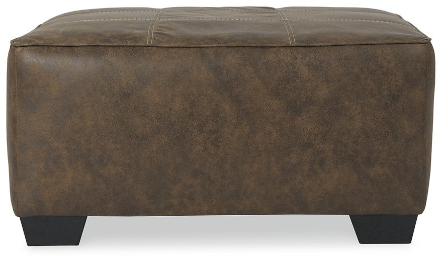 Abalone Oversized Accent Ottoman - Yulissa Home Furnishings (NJ)