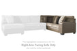 Abalone 3-Piece Sectional with Chaise - Yulissa Home Furnishings (NJ)