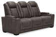 HyllMont Power Reclining Sofa - Yulissa Home Furnishings (NJ)