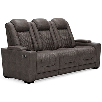 HyllMont Power Reclining Living Room Set - Yulissa Home Furnishings (NJ)