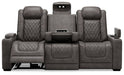 HyllMont Power Reclining Sofa - Yulissa Home Furnishings (NJ)