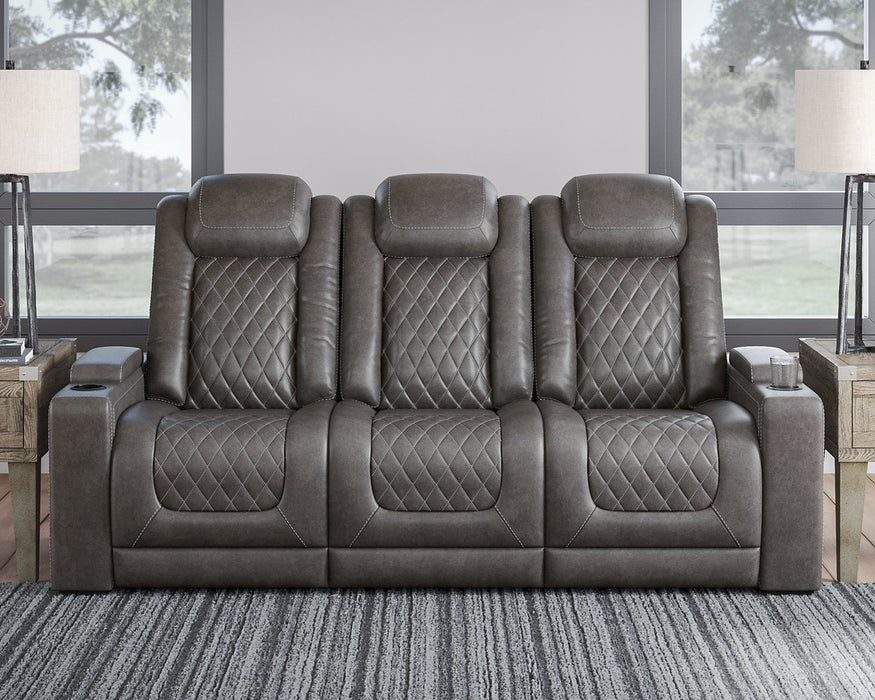 HyllMont Power Reclining Living Room Set - Yulissa Home Furnishings (NJ)