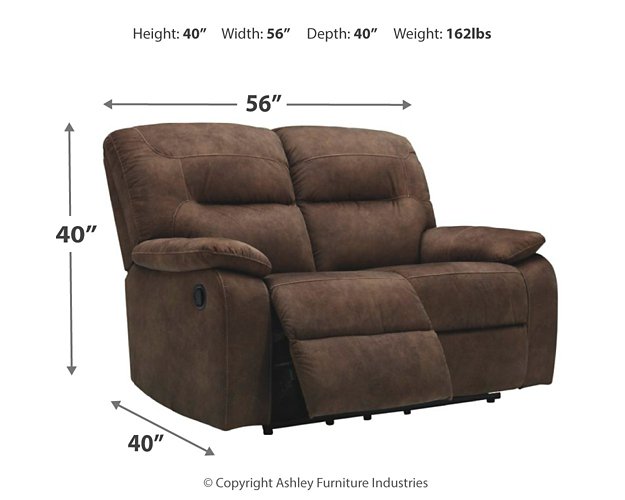 Bolzano Reclining Loveseat - Yulissa Home Furnishings (NJ)