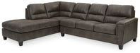 Navi 2-Piece Sectional with Chaise - Yulissa Home Furnishings (NJ)