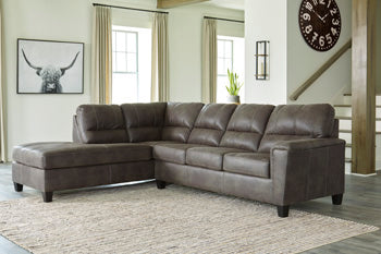 Navi 2-Piece Sleeper Sectional with Chaise - Yulissa Home Furnishings (NJ)