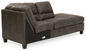 Navi 2-Piece Sleeper Sectional with Chaise - Yulissa Home Furnishings (NJ)