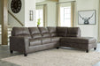 Navi 2-Piece Sectional with Chaise - Yulissa Home Furnishings (NJ)