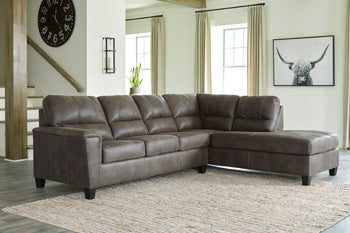 Navi 2-Piece Sleeper Sectional with Chaise - Yulissa Home Furnishings (NJ)