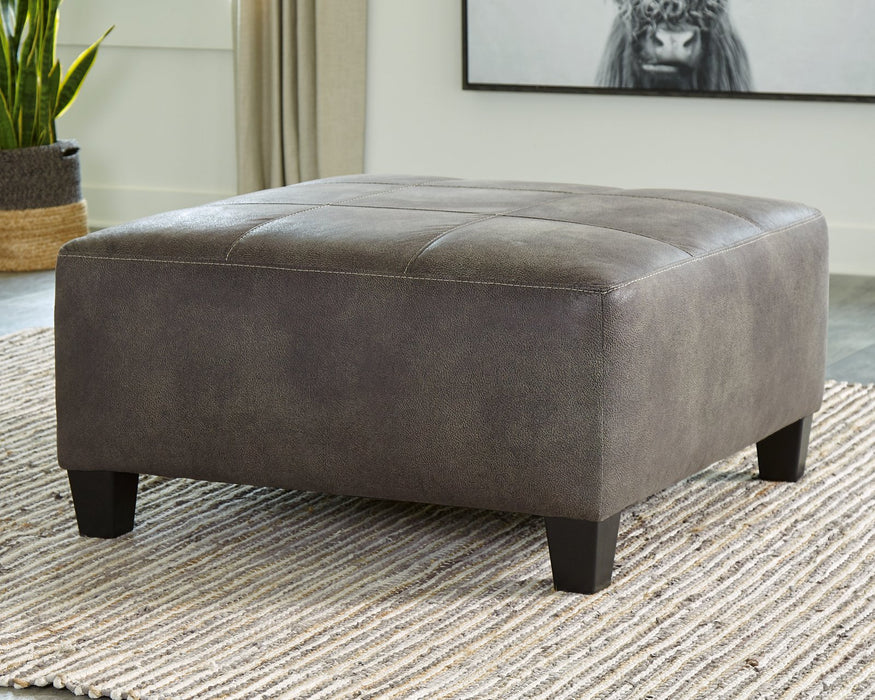 Navi Oversized Accent Ottoman - Yulissa Home Furnishings (NJ)