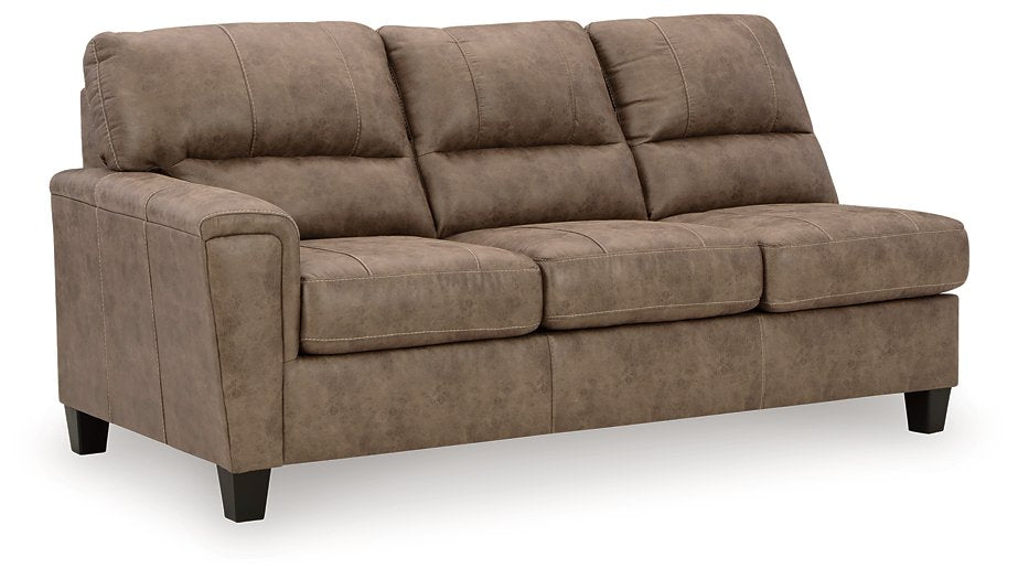 Navi 2-Piece Sectional Sofa Sleeper Chaise - Yulissa Home Furnishings (NJ)