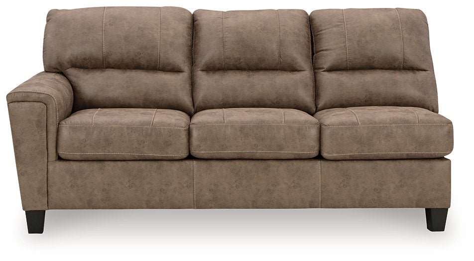 Navi 2-Piece Sectional Sofa Chaise - Yulissa Home Furnishings (NJ)