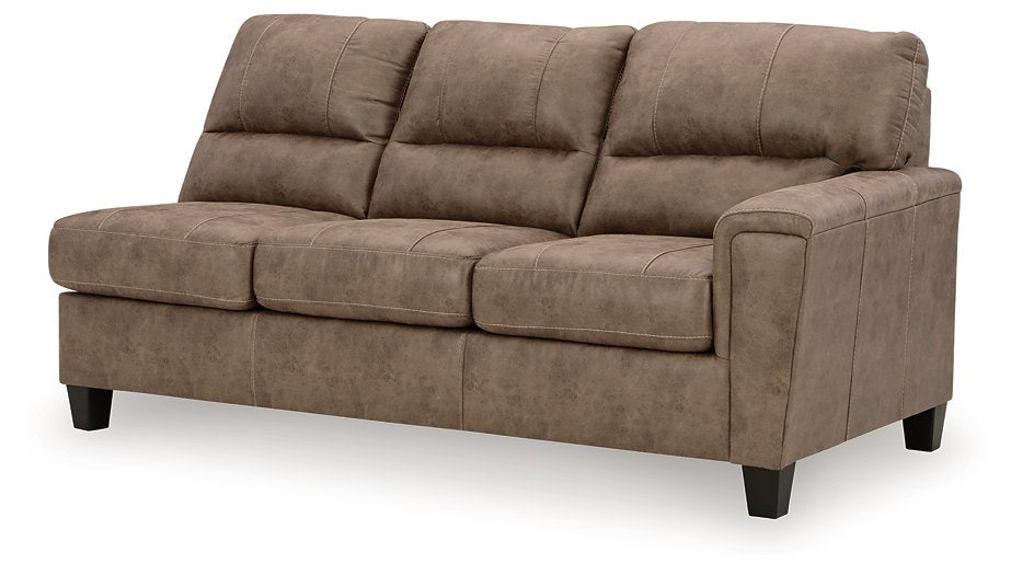 Navi 2-Piece Sectional Sofa Chaise - Yulissa Home Furnishings (NJ)