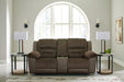 Dorman Reclining Loveseat with Console - Yulissa Home Furnishings (NJ)