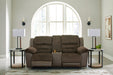 Dorman Reclining Loveseat with Console - Yulissa Home Furnishings (NJ)